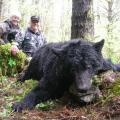 Henry and Bev with Henry's awesome boar